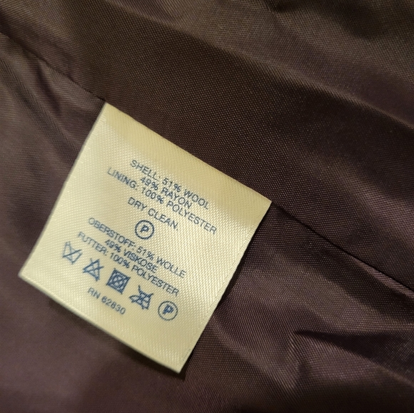 (NWT) Lands' end wool mix jacket - Picture 4 of 7